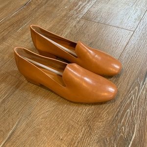 Brand New Mansur Gavrel Cognac Brown Loafers